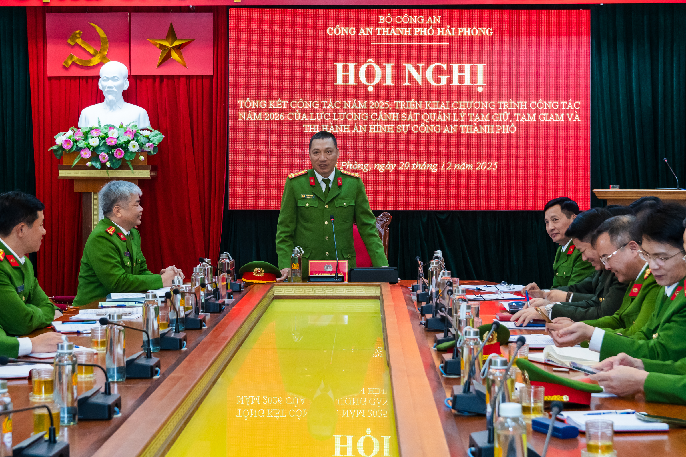 Lực lượng Cảnh sát quản lý tạm giữ, tạm giam và thi hành án hình sự tổng kết công tác năm 2025 và triển khai chương trình công tác năm 2026